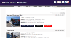 Desktop Screenshot of detroitmetroauctions.com